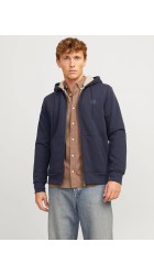 Ανδρική Φούτερ Ζακέτα Jack & Jones JPRBlumason Teddy Sweat Zip 12262125 Night Sky