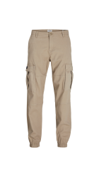 Ανδρικό Παντελόνι Cargo Jack & Jones JPSTKane Jonnie Cuffed Cargo RET 12268261 Μπεζ