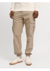 Ανδρικό Παντελόνι Cargo Jack & Jones JPSTKane Jonnie Cuffed Cargo RET 12268261 Μπεζ