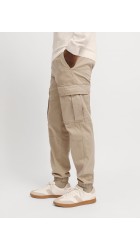 Ανδρικό Παντελόνι Cargo Jack & Jones JPSTKane Jonnie Cuffed Cargo RET 12268261 Μπεζ