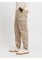 Ανδρικό Παντελόνι Cargo Jack & Jones JPSTKane Jonnie Cuffed Cargo RET 12268261 Μπεζ Ανδρικό Παντελόνι Cargo Jack & Jones JPSTKane Jonnie Cuffed Cargo RET 12268261 Μπεζ