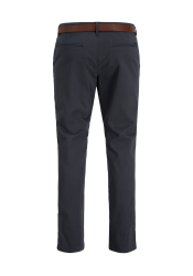 Ανδρικό Παντελόνι Chino Jack & Jones  JPSTMarco JJLegacy W Belt Styd 12278766  Dark Navy