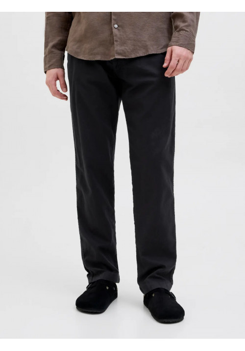 Ανδρικό Λινό Παντελόνι Jack & Jones JPSTKane Hybrid Bondi Jogger SN 12274977 Μαύρη