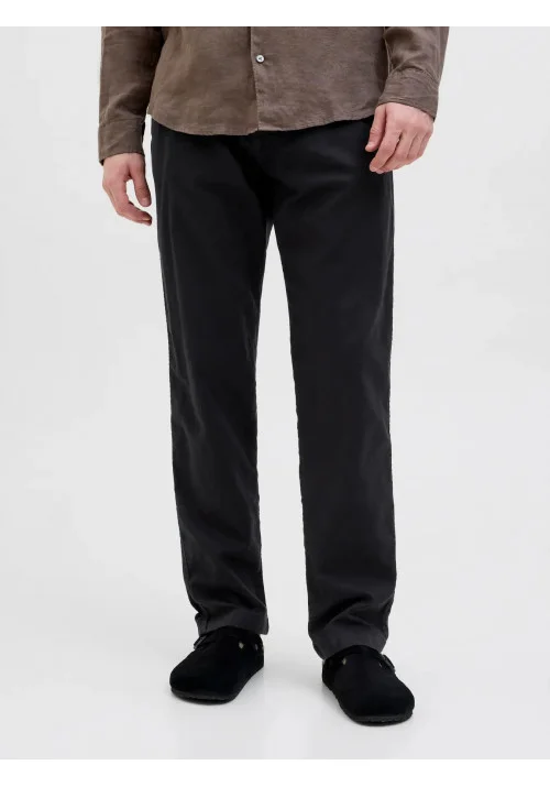 Ανδρικό Λινό Παντελόνι Jack & Jones JPSTKane Hybrid Bondi Jogger SN 12274977 Μαύρο