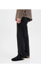 Ανδρικό Λινό Παντελόνι Jack & Jones JPSTKane Hybrid Bondi Jogger SN 12274977 Μαύρο