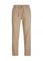 Ανδρικό Λινό Παντελόνι Jack & Jones JPSTKane Hybrid Bondi Jogger SN 12274977 Crockery