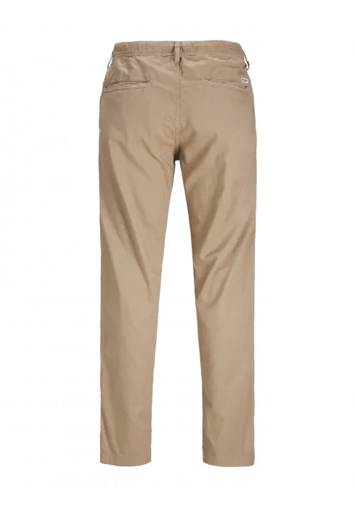 Ανδρικό Λινό Παντελόνι Jack & Jones JPSTKane Hybrid Bondi Jogger SN 12274977 Crockery
