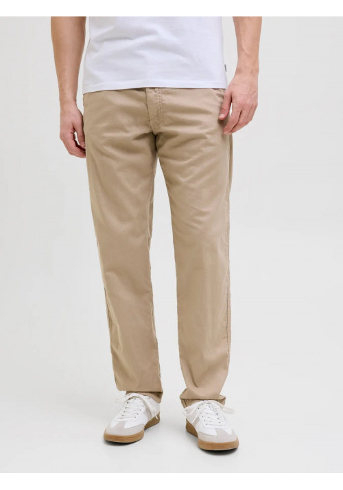 Ανδρικό Λινό Παντελόνι Jack & Jones JPSTKane Hybrid Bondi Jogger SN 12274977 Crockery