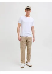 Ανδρικό Λινό Παντελόνι Jack & Jones JPSTKane Hybrid Bondi Jogger SN 12274977 Crockery