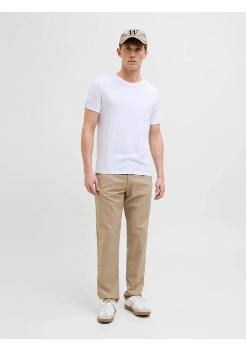 Ανδρικό Λινό Παντελόνι Jack & Jones JPSTKane Hybrid Bondi Jogger SN 12274977 Crockery
