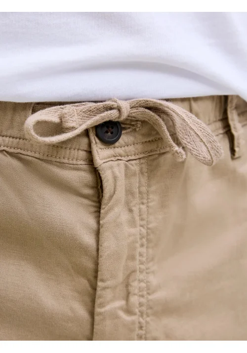 Ανδρικό Λινό Παντελόνι Jack & Jones JPSTKane Hybrid Bondi Jogger SN 12274977 Crockery
