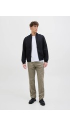 Ανδρικό Λινό Παντελόνι Jack & Jones JPSTKane Hybrid Bondi Jogger SN 12274977 Dusty Olive