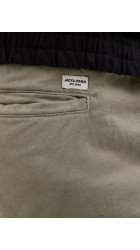 Ανδρικό Λινό Παντελόνι Jack & Jones JPSTKane Hybrid Bondi Jogger SN 12274977 Dusty Olive