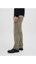 Ανδρικό Λινό Παντελόνι Jack & Jones JPSTKane Hybrid Bondi Jogger SN 12274977 Dusty Olive