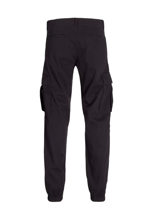 Ανδρικό Παντελόνι Cargo Jack & Jones JPSTKane Jonnie Cuffed Cargo RET 12268261 Μαύρο