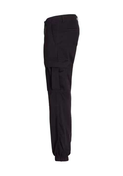Ανδρικό Παντελόνι Cargo Jack & Jones JPSTKane Jonnie Cuffed Cargo RET 12268261 Μαύρο
