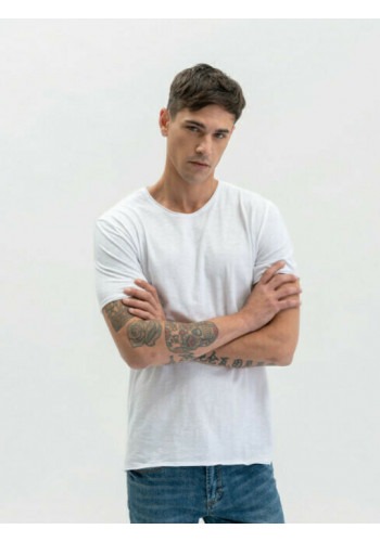 Ανδρικό T-Shirt Gianni Lupo GL1053F-S25 Λευκό