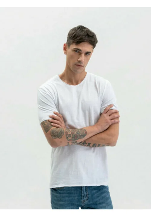 Ανδρικό T-Shirt Gianni Lupo GL1053F-S25 Λευκό