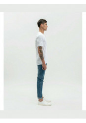 Ανδρικό T-Shirt Gianni Lupo GL1053F-S25 Λευκό Ανδρικό T-Shirt Gianni Lupo GL1053F-S25 Λευκό