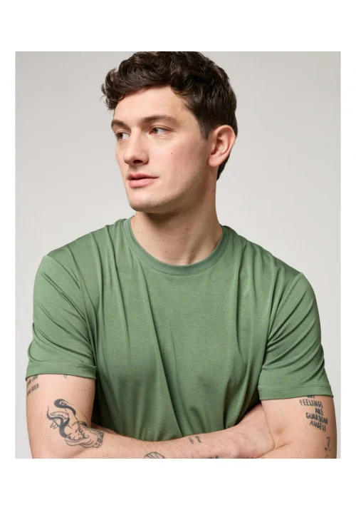 Ανδρικό T-Shirt Gianni Lupo GL2257F-S25 Light Green Sorona®