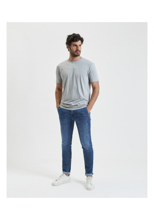 Ανδρικό T-Shirt Gianni Lupo GL2257F-S25 Grey Sorona®