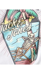 Ανδρικό T-Shirt Jack & Jones JJEljah Tee SS Crew Neck 12268472 White