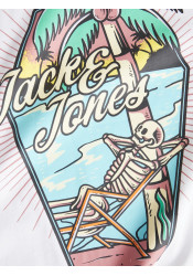 Ανδρικό T-Shirt Jack & Jones JJEljah Tee SS Crew Neck 12268472 White