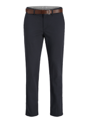 Ανδρικό Παντελόνι Chino Jack & Jones  JPSTMarco JJLegacy W Belt Styd 12278766  Dark Navy