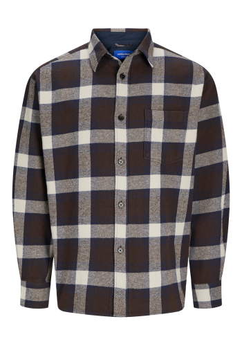  Ανδρικό Overshirt  jack & Jones  Jorfrederiksberg Flannel Shirt LS 12260660 Mountain Spring                                                                                                                                                          