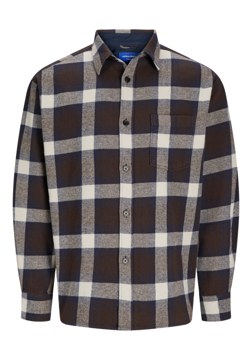  Ανδρικό Overshirt  jack & Jones  Jorfrederiksberg Flannel Shirt LS 12260660 Mountain Spring                                                                                                                                                          