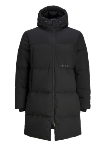 Ανδρικό Μπουφάν Μακρύ Jack & Jones Jorvesterbro Long Puffer AW24 SN 12260440 Μαύρο