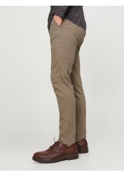 Ανδρικό Παντελόνι Chino Jack & Jones  JPSTMarco Dave Beige Noos 12174307 Mπεζ