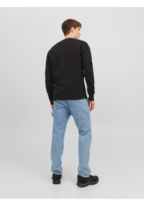 Ανδρικό Φούτερ Jack & Jones Jorvesterbro Sweat Crew Neck Noos 12241694 Μαύρο