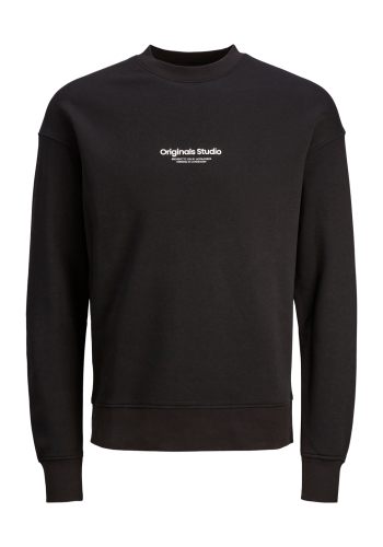 Ανδρικό Φούτερ Jack & Jones Jorvesterbro Sweat Crew Neck Noos 12241694 Μαύρο