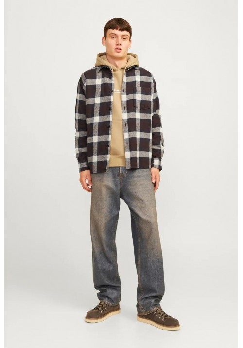  Ανδρικό Overshirt  jack & Jones  Jorfrederiksberg Flannel Shirt LS 12260660 Mountain Spring                                                                                                                                                          