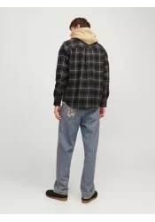 Ανδρικο Πουκάμισο Overshirt Jack & Jones Jorfrederiksberg Flannel Shirt 12260660 Sky Captain Ανδρικο Πουκάμισο Overshirt Jack & Jones Jorfrederiksberg Flannel Shirt 12260660 Sky Captain