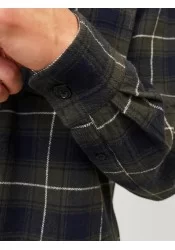 Ανδρικο Πουκάμισο Overshirt Jack & Jones Jorfrederiksberg Flannel Shirt 12260660 Sky Captain Ανδρικο Πουκάμισο Overshirt Jack & Jones Jorfrederiksberg Flannel Shirt 12260660 Sky Captain