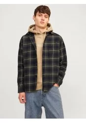 Ανδρικο Πουκάμισο Overshirt Jack & Jones Jorfrederiksberg Flannel Shirt 12260660 Sky Captain Ανδρικο Πουκάμισο Overshirt Jack & Jones Jorfrederiksberg Flannel Shirt 12260660 Sky Captain