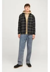 Ανδρικο Πουκάμισο Overshirt Jack & Jones Jorfrederiksberg Flannel Shirt 12260660 Sky Captain Ανδρικο Πουκάμισο Overshirt Jack & Jones Jorfrederiksberg Flannel Shirt 12260660 Sky Captain