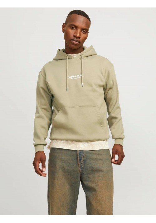 Ανδρικό Φούτερ με Κουκούλα Jack & Jones Jorvesterbro Sweat Hood Noos 12241687 Silver Sage