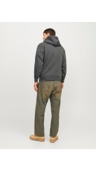 Ανδρικό Φούτερ με Κουκούλα Jack & Jones Jorvesterbro Sweat Hood Noos 12241687 Γκρι