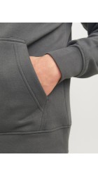 Ανδρικό Φούτερ με Κουκούλα Jack & Jones Jorvesterbro Sweat Hood Noos 12241687 Γκρι
