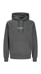 Ανδρικό Φούτερ με Κουκούλα Jack & Jones Jorvesterbro Sweat Hood Noos 12241687 Γκρι
