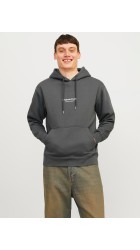 Ανδρικό Φούτερ με Κουκούλα Jack & Jones Jorvesterbro Sweat Hood Noos 12241687 Γκρι
