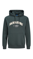 Ανδρικό Φούτερ με Κουκούλα Jack & Jones Jorbronx Arch Big Sweat Hood LN 12262919 Forest River