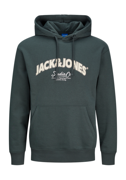 Ανδρικό Φούτερ με Κουκούλα Jack & Jones Jorbronx Arch Big Sweat Hood LN 12262919 Forest River