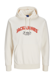 Ανδρικό Φούτερ με Κουκούλα Jack & Jones Jorbronx Arch Big Sweat Hood LN 12262919 Antique White