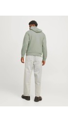 Ανδρικό Φούτερ Jack & Jones JJECorp Logo Sweat Hood Noos 12152840 Iceberg Green Small Print Ανδρικό Φούτερ Jack & Jones JJECorp Logo Sweat Hood Noos 12152840 Iceberg Green Small Print