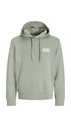 Ανδρικό Φούτερ Jack & Jones JJECorp Logo Sweat Hood Noos 12152840 Iceberg Green Small Print Ανδρικό Φούτερ Jack & Jones JJECorp Logo Sweat Hood Noos 12152840 Iceberg Green Small Print