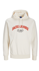 Ανδρικό Φούτερ με Κουκούλα Jack & Jones Jorbronx Arch Big Sweat Hood LN 12262919 Antique White
